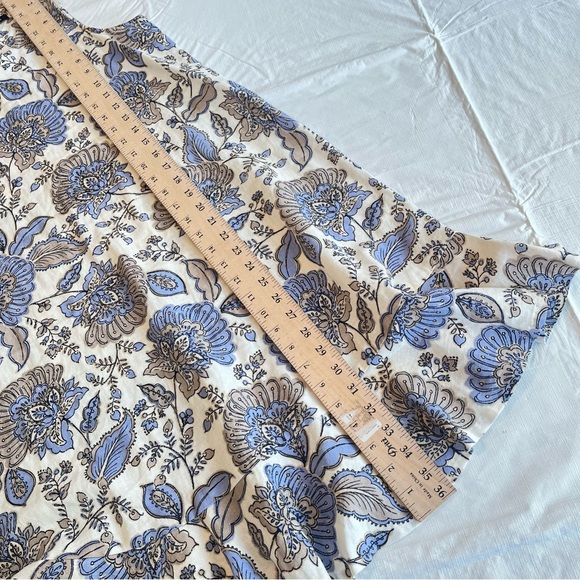 Tommy Hilfiger Linen Blend Sleeveless Provincial Paisley Shift Dress (Bb) - Picture 12 of 13